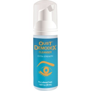 OcuSoft Oust Demodex Cleanser Extra Strength Καθαριστικό για Βλεφαρίδες - Βλέφαρα & Πρόσωπο, 50ml