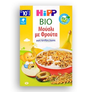 Hipp Παιδικά Μούσλι με Φρούτα 200gr