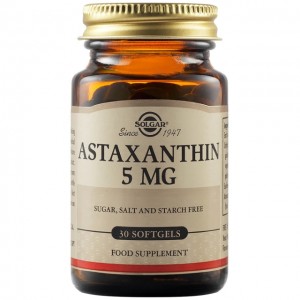 Solgar Astaxanthin 5mg, 30 μαλακές κάψουλες