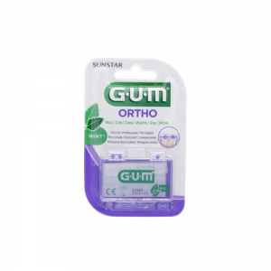 Gum 724 Ortho Wax Mint Flavored Οδοντικό Κερί Με Γεύση Μέντας 1τμχ