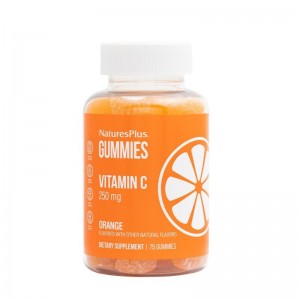 Nature's Plus Gummies Vitamin C Βιταμίνη για Ενέργεια & το Ανοσοποιητικό 250mg Πορτοκάλι 75 ζελεδάκια