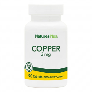 Nature's Plus Copper 3mg 90 ταμπλέτες