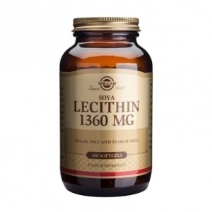 Solgar Lecithin 1360mg, 100 μαλακές κάψουλες