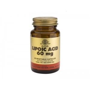 Solgar Alpha Lipoic Acid 60mg 30 φυτικές κάψουλες