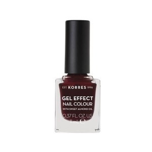 Korres Gel Effect Nail Colour 57 Burgundy Red