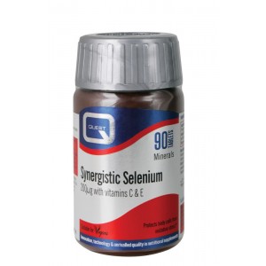 Quest Synergistic Selenium 200μg & Vitamins C & E 90 ταμπλέτες