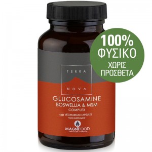 TerraNova Glucosamine Boswellia & MSM Complex 100 φυτικές κάψουλες