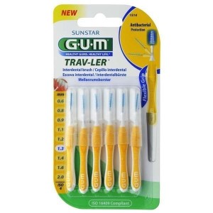 GUM Trav-Ler Extra Fine Tapered 1.3mm 6τμχ