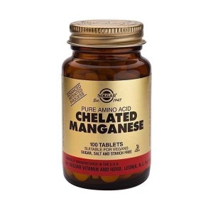 Solgar Chelated Manganese 8mg 100 ταμπλέτες