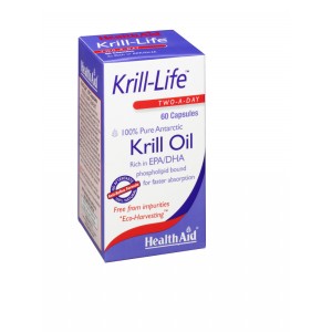 Health Aid Krill-Life Krill Oil 500mg, 60 caps