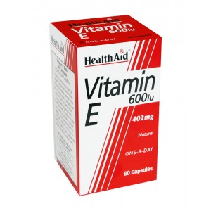 Health Aid Vitamin E 600iu Natural 60 κάψουλες