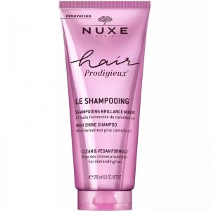 Nuxe Hair Prodigieux High Shine Shampoo Σαμπουάν Θρέψης με Έλαιο Ροζ Καμέλιας 200ml