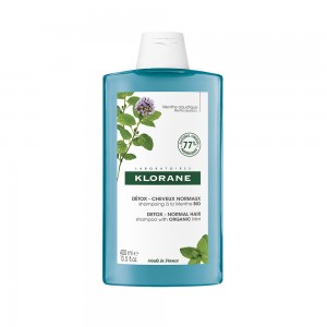 Klorane Anti-Pollution Detox Shampoo with Aquatic Mint 400ml