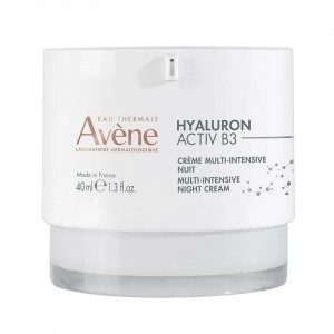 Avene Hyaluron Activ B3 Κρέμα Προσώπου Νυκτός με Υαλουρονικό Οξύ για Ενυδάτωση & Αντιγήρανση 40ml