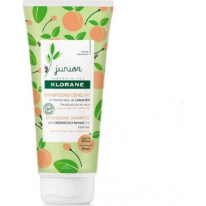 Klorane Junior Detangling Shampoo με άρωμα Ροδάκινο 200ml