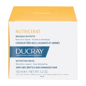 Ducray Nutricerat Masque Pot, Μάσκα για Ξηρά & Ταλαιπωρημένα Μαλλιά, 150ml