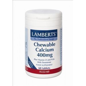 Lamberts Chewable Calcium 400mg 60 μασώμενες ταμπλέτες