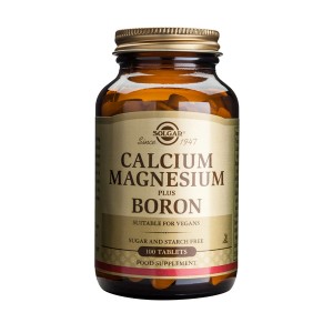 Solgar Calcium Magnesium plus Boron 100 Ταμπλέτες