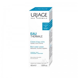 Uriage Eau Thermale Creme D'Eau Riche Ενυδατική Προσώπου για Ξηρό/Πολύ Ξηρό Δέρμα 40ml