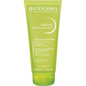 Bioderma Gel Καθαρισμού Sebium για Λιπαρές Επιδερμίδες 200ml