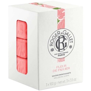 Roger&Gallet Fleur de Figuier Perfumed Soaps, Αναζωογονητικά Σαπούνια Σύκο 3x100gr