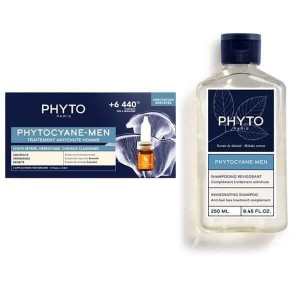 Phyto Promo Phytocyane Anti Hair Loss Treatment for Men 12 αμπούλες x 3.5ml & Invigorating Shampoo 100ml