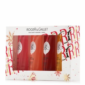 Roger & Gallet Promo Wellbeing Shower Gel Collection Rose 50ml & Fleur De Figuier 50ml & Gingembre Rouge 50ml & Bois D'Orange 50