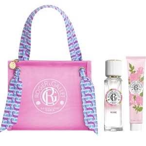 Roger&Gallet Rose Promo με Wellbeing Fragrant Water Γυναικείο Άρωμα, 30ml, Hand Cream Κρέμα Χεριών, 30ml & Δώρο Τσαντάκι, 1σετ