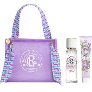 Roger & Gallet Σετ Ομορφιάς με Wellbeing Fragrant Water Γυναικείο Άρωμα 30ml & Κρέμα Χεριών 30ml & Δώρο Τσάντα Μωβ