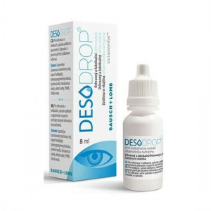 Bausch & Lomb Desodrop Eye Drops Προστατευτικό & Λιπαντικό Οφθαλμικό Διάλυμα, 8ml