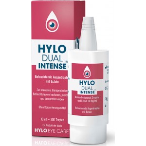 Ursapharm Hylo Dual Intense Οφθαλμικές Σταγόνες με Υαλουρονικό Οξύ για Ξηροφθαλμία 10ml