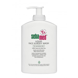 Sebamed Face & Body Liquid Wash Sensitive Skin Bottle 300ml