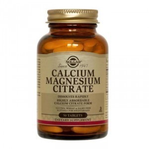 Solgar Calcium Magnesium Citrate 50 Ταμπλέτες