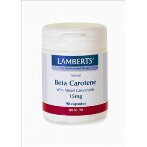 Lamberts Beta Carotene Natural 15mg 90 κάψουλες