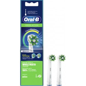 Oral-B Cross Action 2τμχ Ανταλλακτικά Ηλεκτρικής Οδοντόβουρτσας