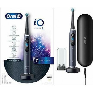 Oral-B iO Series 9N Ηλεκτρική Οδοντόβουρτσα με Χρονομετρητή και Αισθητήρα Πίεσης Black Onyx