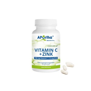 Aportha Vitamin C & Zinc Βιταμίνη για το Ανοσοποιητικό 780mg 90 κάψουλες