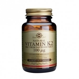 Solgar Vitamin K2 (MK-7) 100mcg, 50 φυτικές κάψουλες