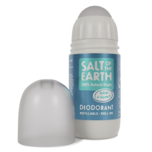 Salt of the Earth Vegan Refillable Roll-On Deodorant Ocean & Coconut Αποσμητικό Επαναγεμιζόμενο, 75ml