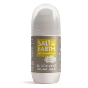 Salt of the Earth Vegan Refillable Roll-On Deodorant Amber & Sandalwood Αποσμητικό Επαναγεμιζόμενο, 75ml