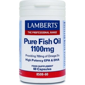 Lamberts Pure Fish Oil 1100mg 60 κάψουλες