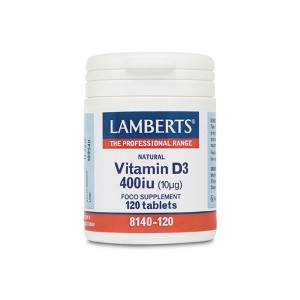 Lamberts Vitamin D3 400iu 120 ταμπλέτες