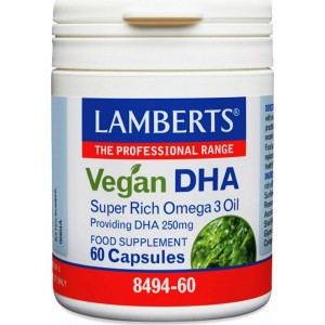 Lamberts Vegan DHA 250mg 60 κάψουλες