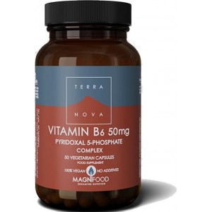 TerraNova Vitamin B6 50mg 50 φυτικές κάψουλες