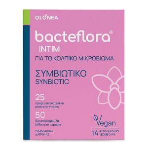 Olonea BacteFlora Intim με Προβιοτικά και Πρεβιοτικά 14 φυτικές κάψουλες