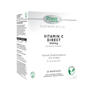 Power Of Nature Platinum Range Vitamin C Direct 1000mg Πορτοκάλι 20 φακελίσκοι