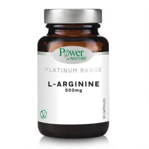 Power Health Platinum Range L-Arginine Αργινίνη 500mg 30 κάψουλες