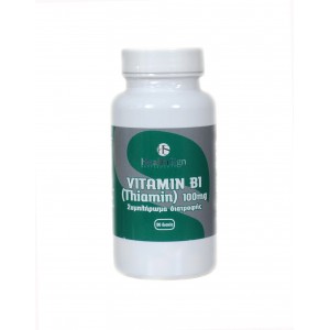 Health Sign Vitamin B1 (Thiamin) 100 mg 90 ταμπλέτες