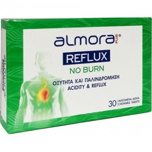 Almora Reflux No Burn 30 μασώμενα δισκία