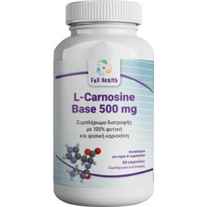 Full Health L-Carnosine Base 500mg 60 κάψουλες